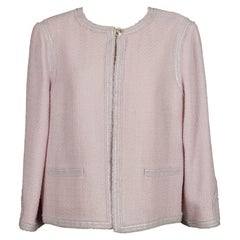Chanel Wool Jacket in Pink with Silk Liningwith