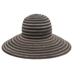 Maison Michel Straw Wide Brim Hat