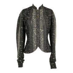 Galliano Graue Wolljacke