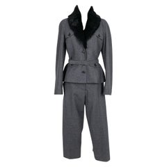 Alexander McQueen Jacket, Skirt and Wool Pants 3 Pieces Set
