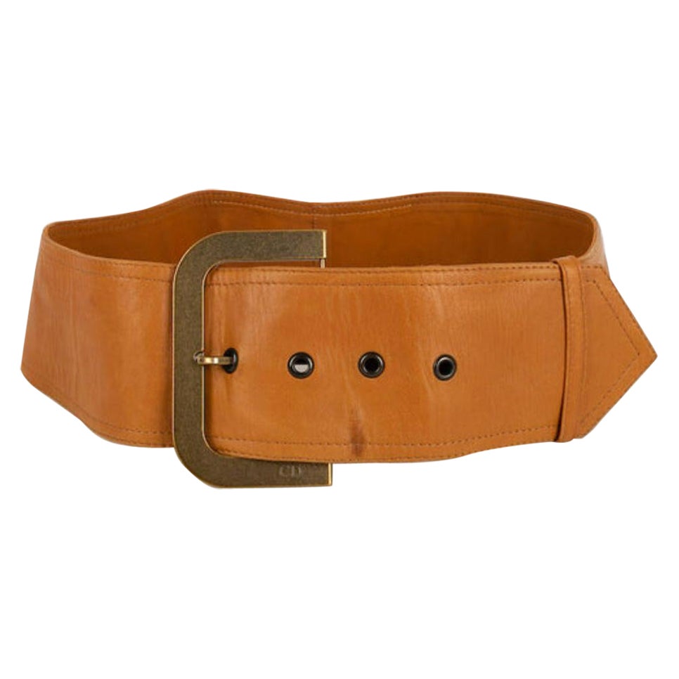 Dior Large Leather Belt