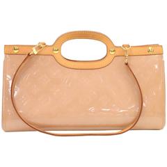 Louis Vuitton Roxbury Drive Brown Noisette Vernis Leather Shoulder Hand Bag