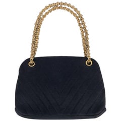 Navy Blue Chanel Bag - 76 For Sale on 1stDibs  chanel navy blue flap bag,  chanel navy blue handbag, navy blue chanel flap bag