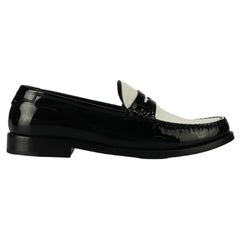 Saint Laurent Patent Leather Loafers Eu 41 Uk 8 Us 11