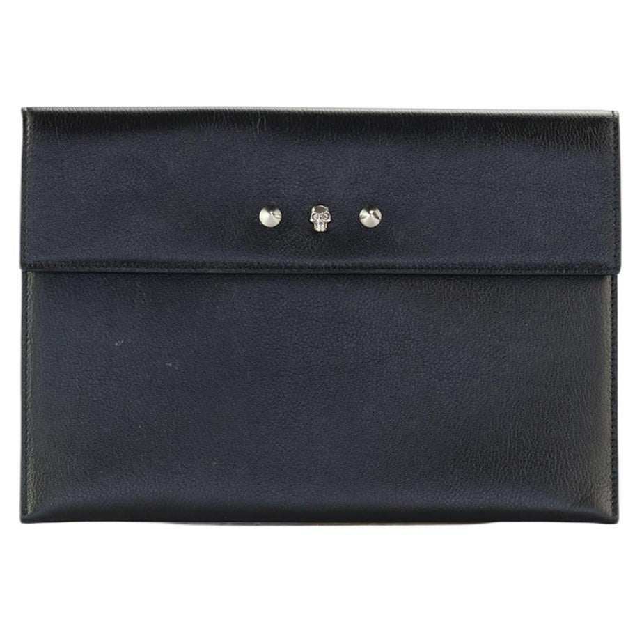 Alexander Mcqueen Studded Leather Clutch For Sale
