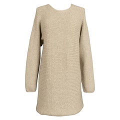Hermès Beige Cashmere Sweater Dress