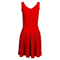 Alaïa Red Mesh Dress, 2008