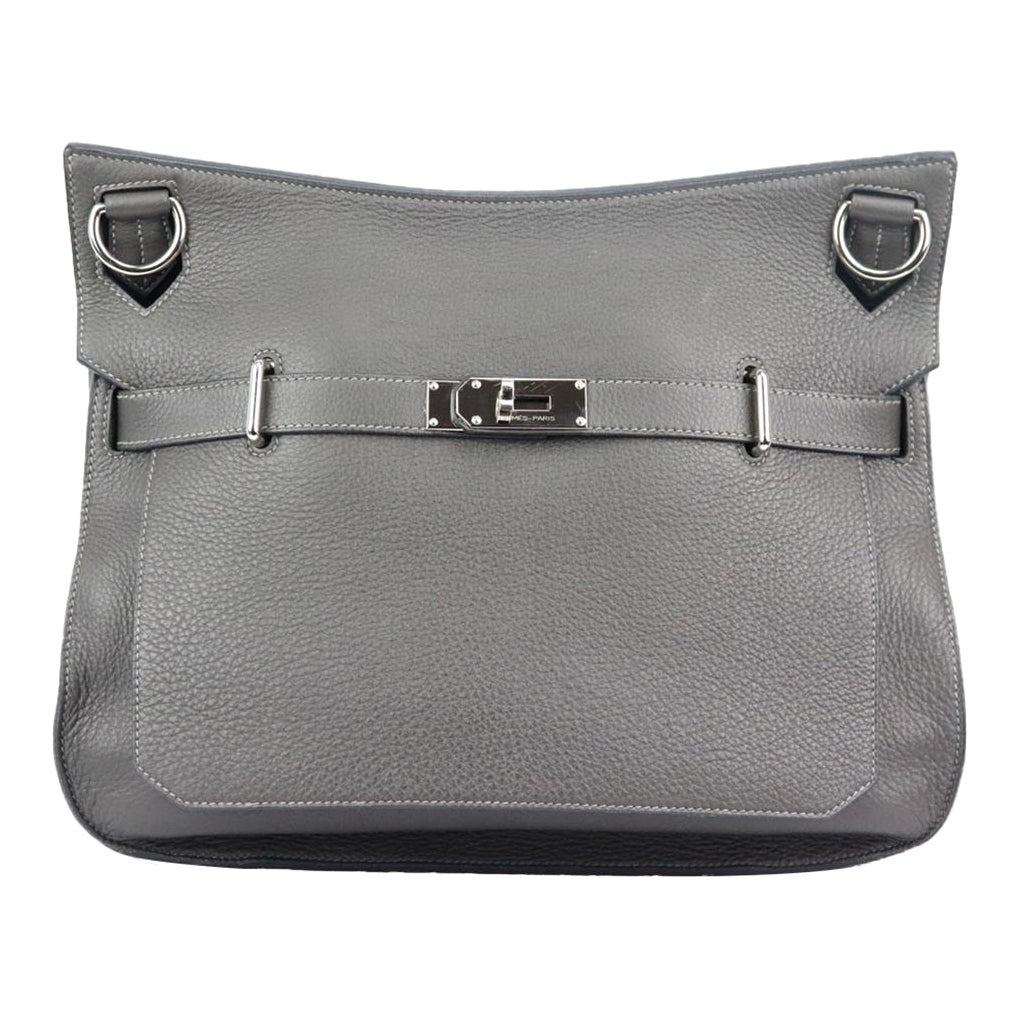 Hermès 2009 Jypsière 36cm Leather Shoulder Bag For Sale