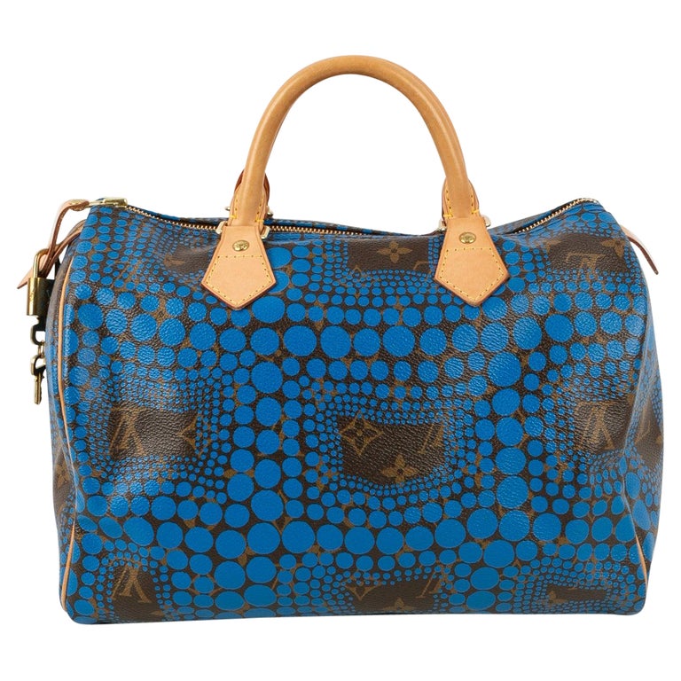 Authentic Louis Vuitton X Kusama White S/M Polka Dots Shopping Gift Bag  10x8x6"