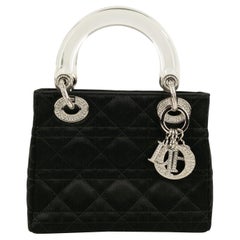 Used Lady Dior Mini Black Bag Spring/Summer Collection 2002