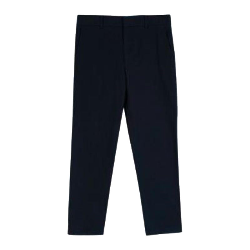 Gucci Navy Cotton Blend Web Detail Chinos For Sale at 1stDibs