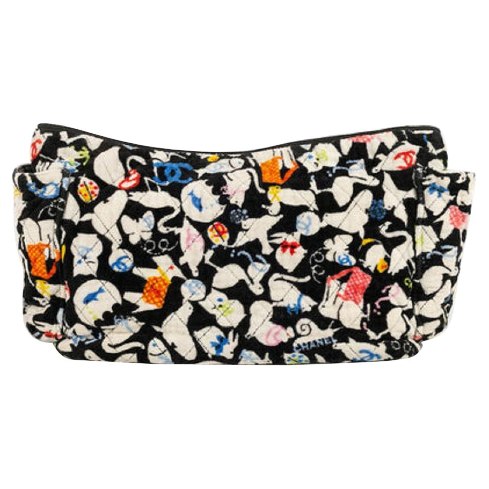 Chanel Quilted Fabric Printed with Animals Bag Spring, 2007