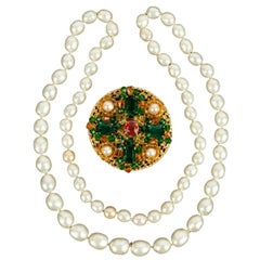 Chanel Pearl Necklace with Pendant
