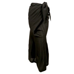 1997 Junya Watanabe Comme Des Garcons, gonna a portafoglio nera RUNWAY