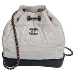 White Chanel Backpack - 14 For Sale on 1stDibs  chanel backpack white,  chanel sport backpack, chanel backpack white and black