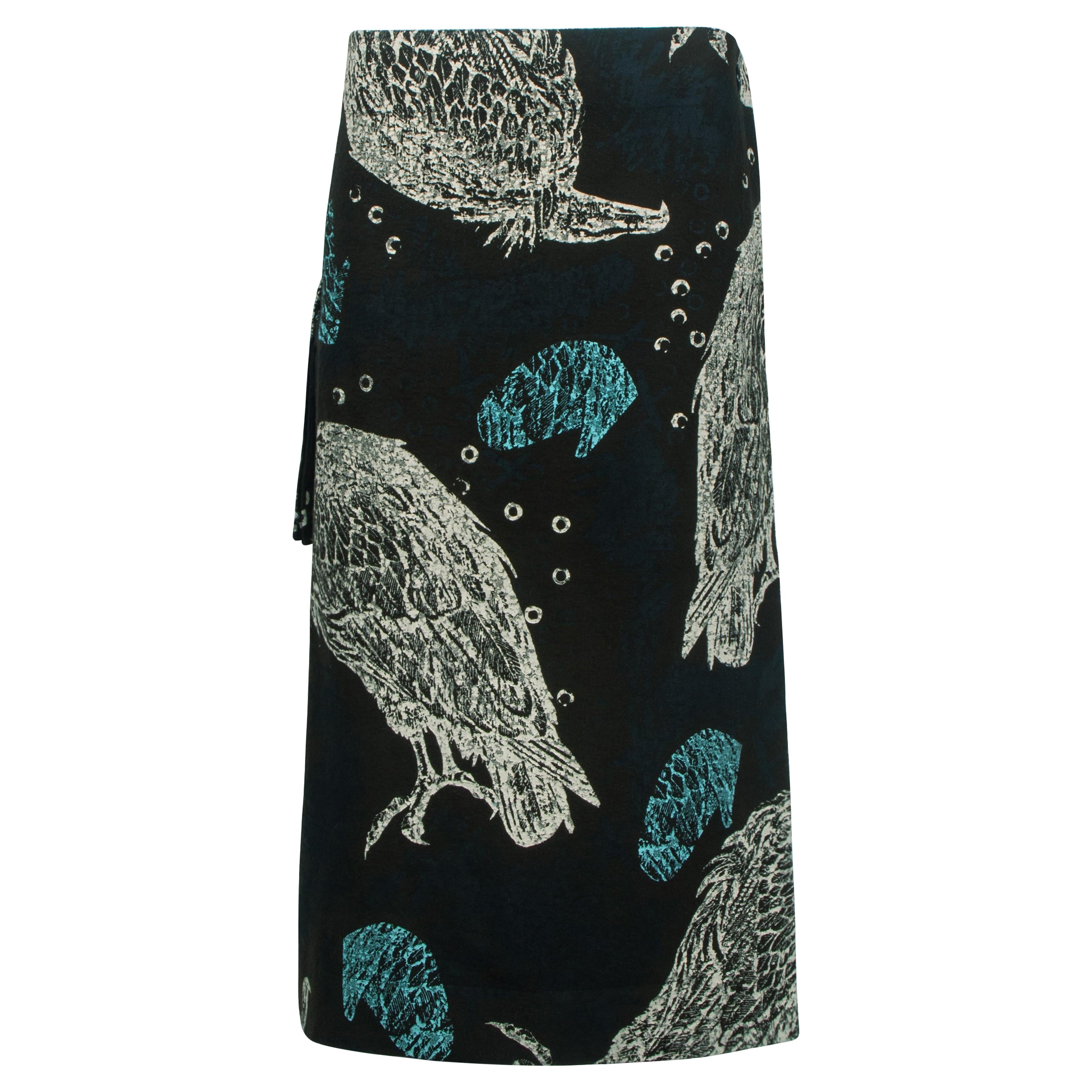 John Galliano ‘The Ludic Games’ vulture skirt, fw 1985 For Sale