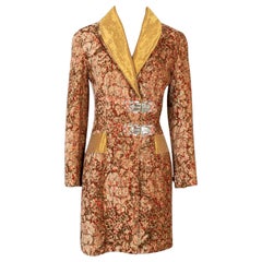 Christian Dior Viscose and Silk Coat, Size 38FR