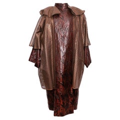 Paco Rabanne Haute Couture Coat in Textured Canvas