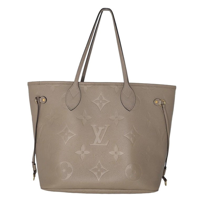 Louis Vuitton Neverfull MM Monogram Empriente Cream/Black in Cowhide Leather  with Gold-tone - US