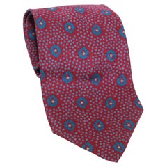 Emporio Armani Cotton Silk Square Jacquard Tie Second Hand / Selling