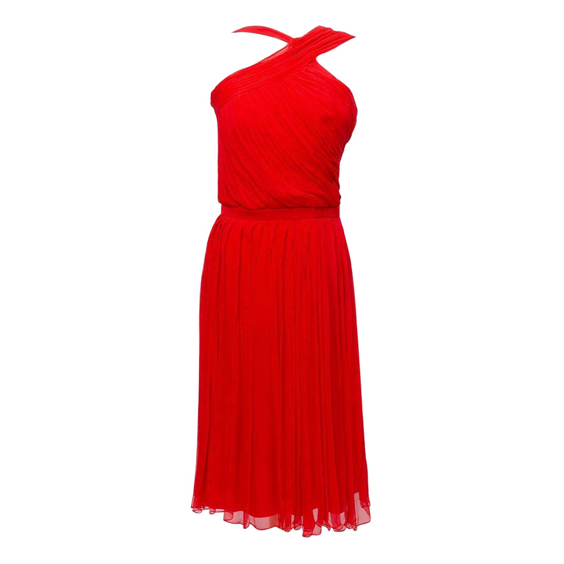 John Galliano Silk Dress, Size 44 For Sale