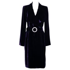Loris Azzaro Purple Velvet Dress Collection, 2005