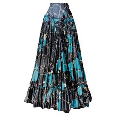 Kenzo Défilé Wide Skirt in Coated Canvas Collection, 2009