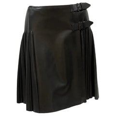 Vintage Azzedine Alaïa Pleated Mini Skirt