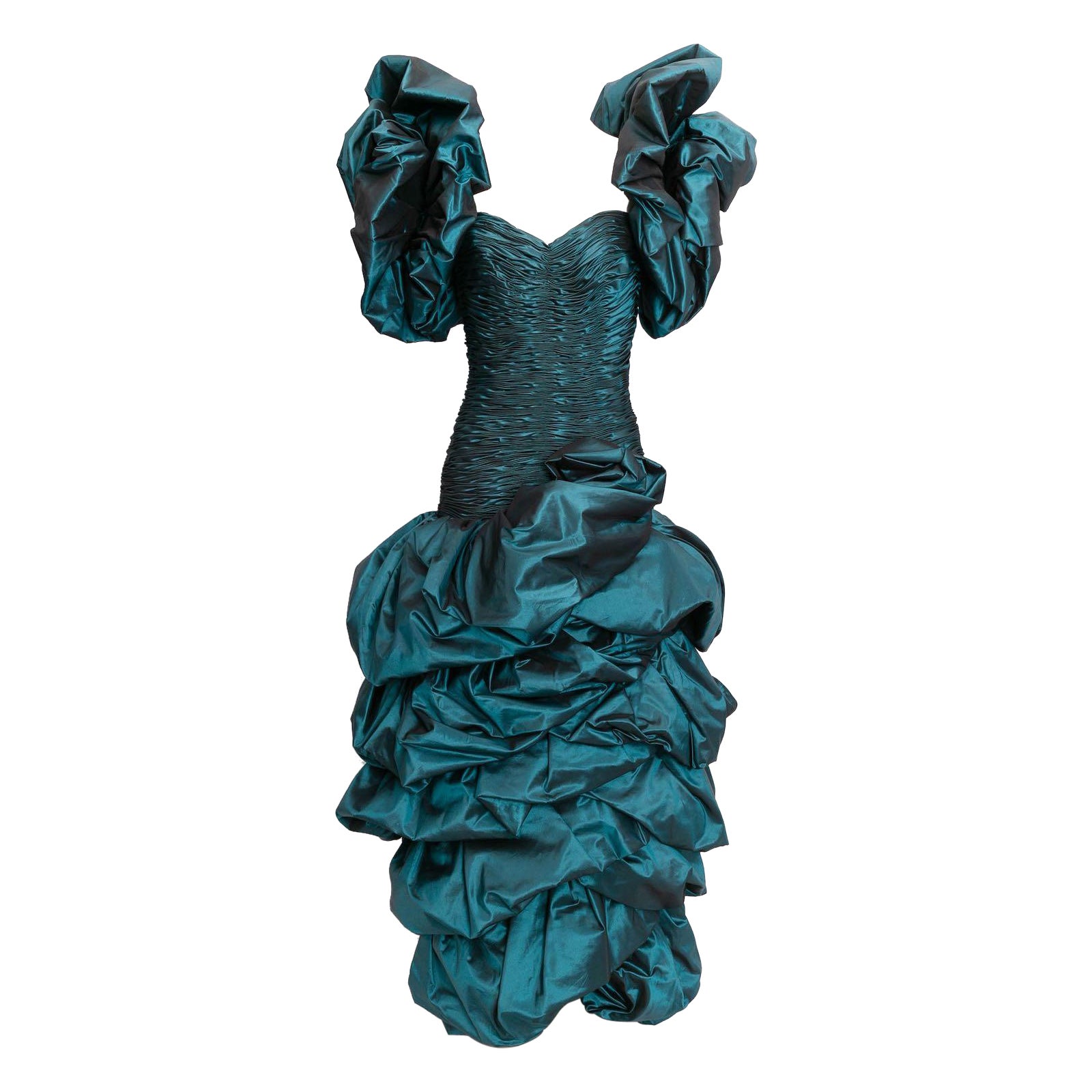 Robe bustier haute couture Loris Azzaro, taille 36FR en vente