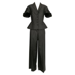 Christian Dior Silk and Wool Suit Ensemble