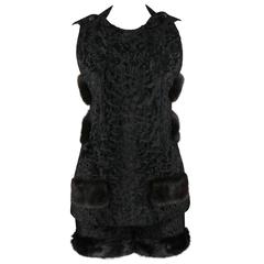 Couture BLUMS CHICAGO 1930s 1940s Persian Lamb Mink Fur Top Shorts Outfit OOAK 8