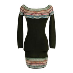 Vintage Alaïa Short Knitted Mesh Dress