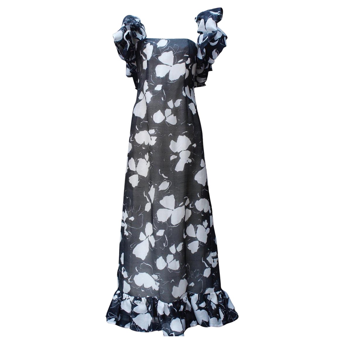 Robe longue en soie Givenchy, Taille 36FR en vente