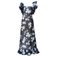 Givenchy long Silk Dress, Size 36FR