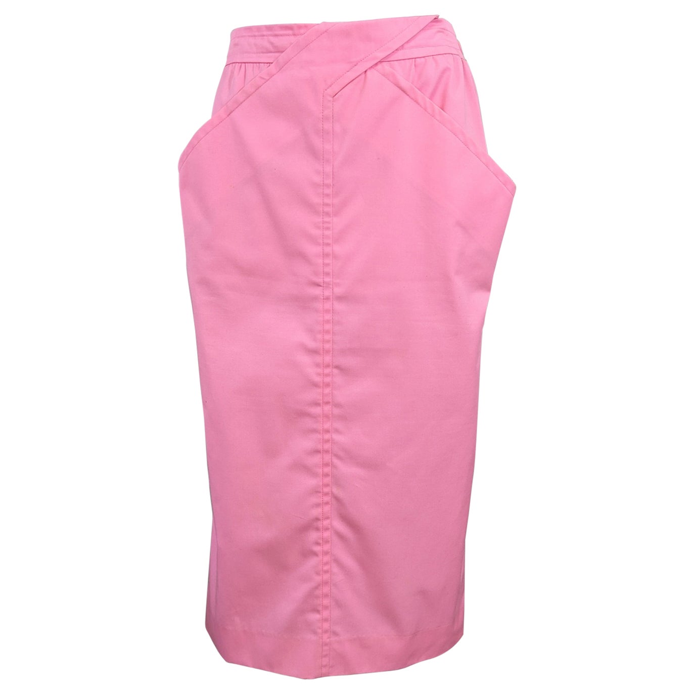 Andre Courreges Pink Crossover Skirt For Sale