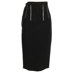 Jean-Paul Gaultier Black Skirt, Size 36FR