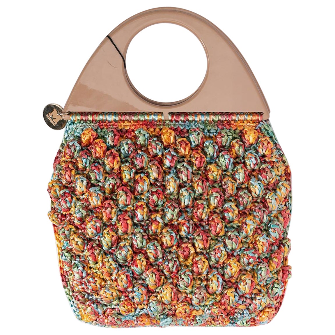 Missoni Multi-Color Raffia Bag For Sale