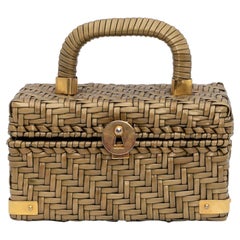 Lesco Lana Rigid Wicker Bag