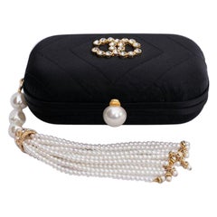 Vintage Chanel Jewel Bag in Satin