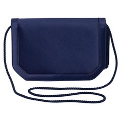 Vintage Renaud Pellegrino Blue Evening Clutch