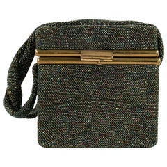 Retro Beaded Bag "Du Bonnette" Model, 1960s
