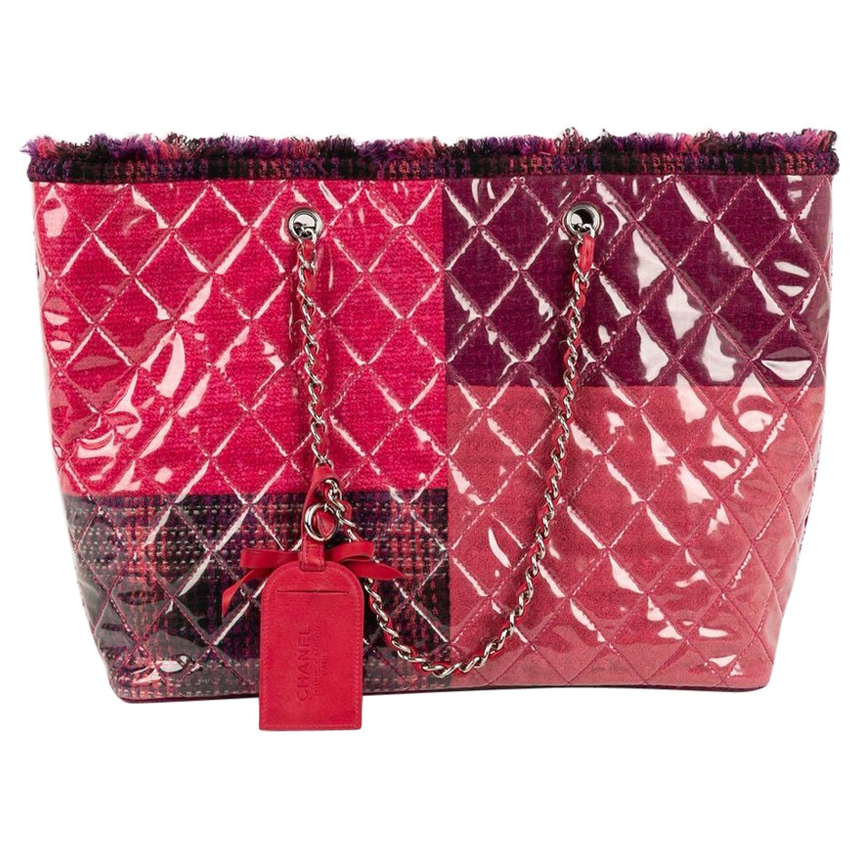 Chanel Quilted Tote Bag in Pink and Purple, 2009/2010