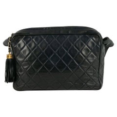Chanel Dark Blue Quilted Leather bag, 1994/96
