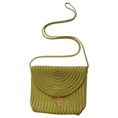 Yves Saint Laurent Green Passementerie Shoulder Bag