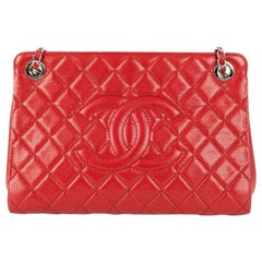 Borsa Chanel in pelle martellata rossa, 2011/2012