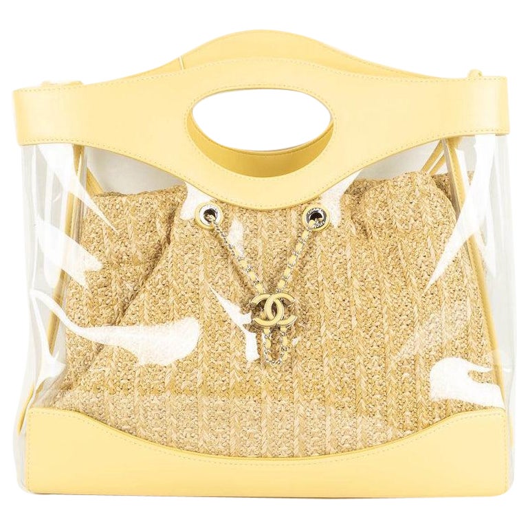 Chanel Yellow Leather Bag, 2018/2019 For Sale
