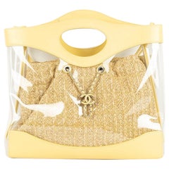 CHANEL 19S Runway 'Coco Sand' Bag with Pearls *New - Timeless Luxuries