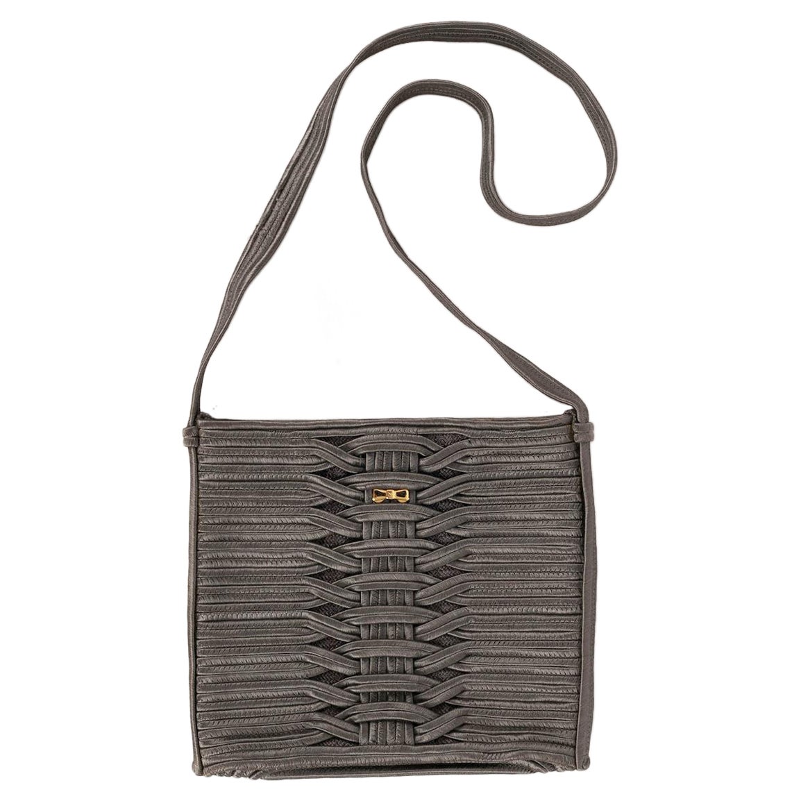 Nina Ricci Shoulder Bag in Gray For Sale