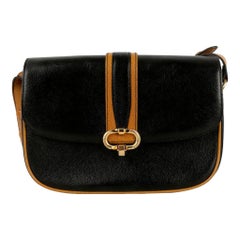 Sac en cuir Morabito noir et Brown 