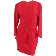 1990s Gianni Versace Wool Suit Tailleur 7